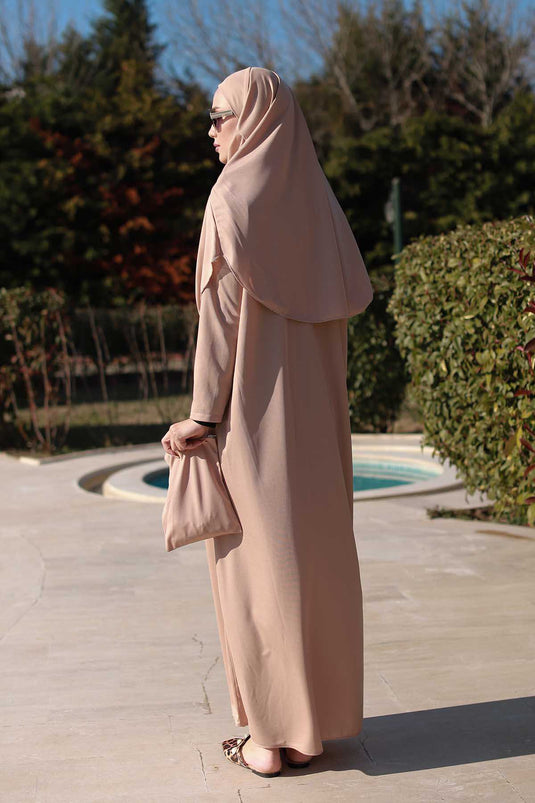 Robe de prière avec sac Beige