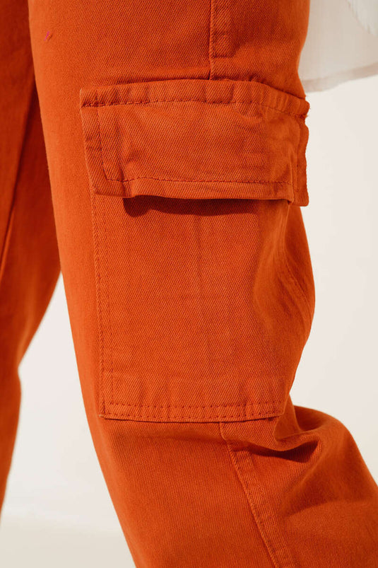 Pocket Cargo Pants Brick