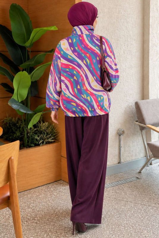 Veste À Poches Multicolore 1