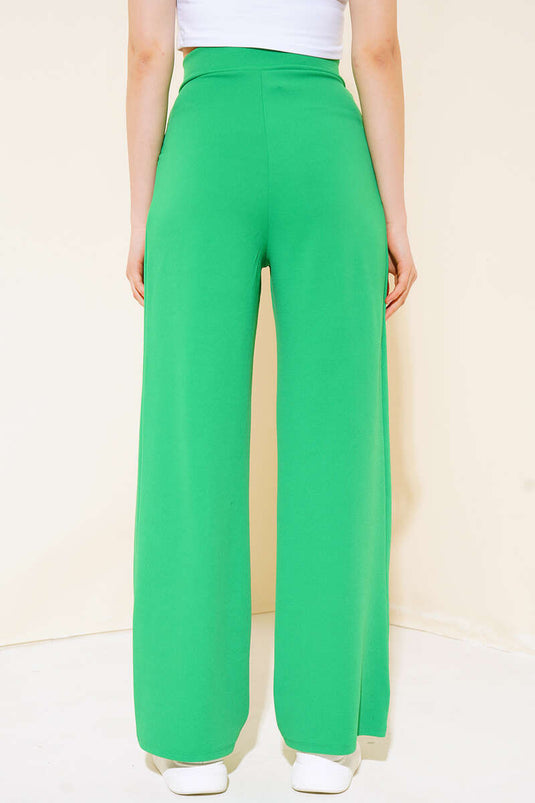 Benetton Casual Pleated Trousers with Pockets