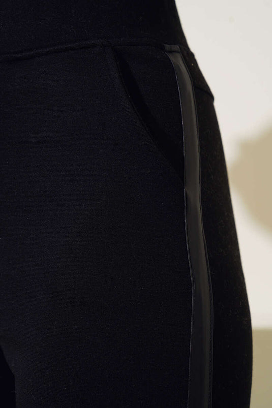 Collants noirs à poches