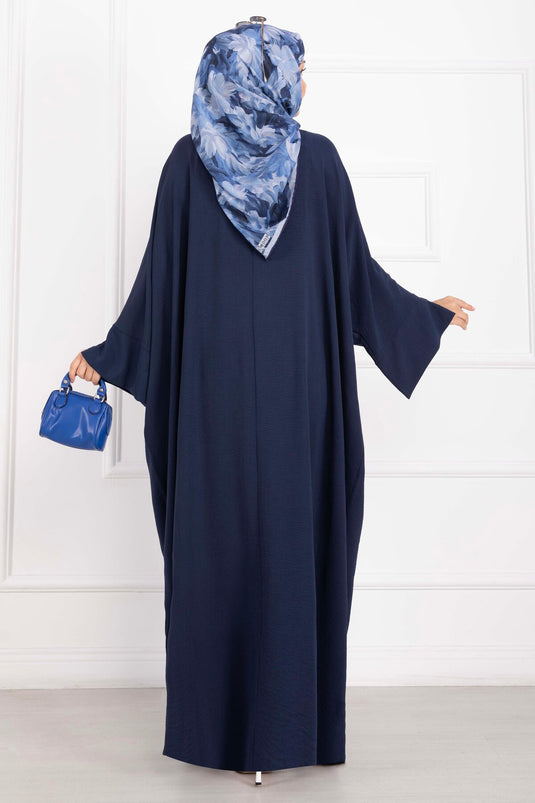 Ceyda Tesettür Abaya Lacivert