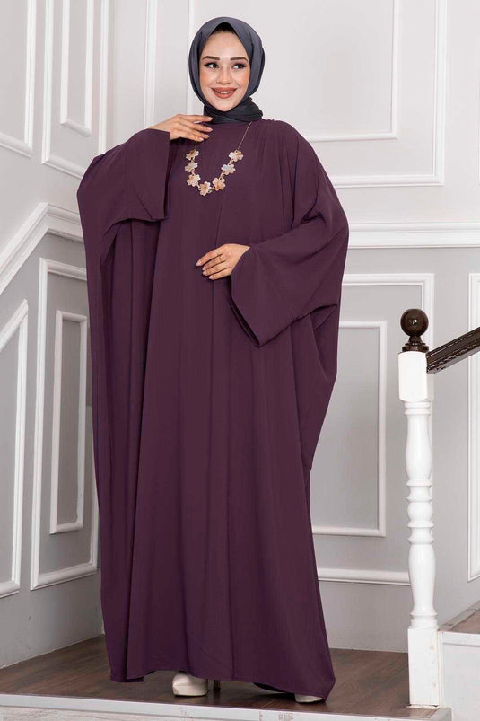 Ceyda Hijab Abaya Pflaume