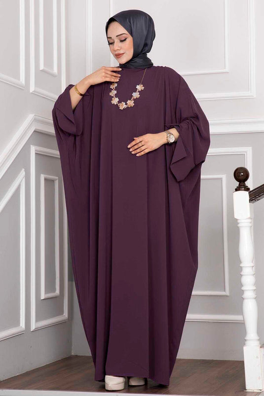 Ceyda Hijab Abaya Pflaume