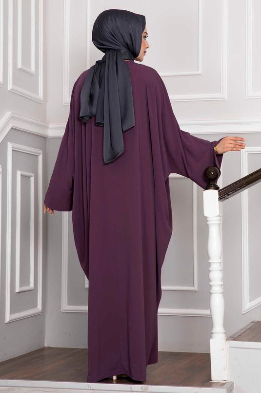 Ceyda Hijab Abaya Pflaume