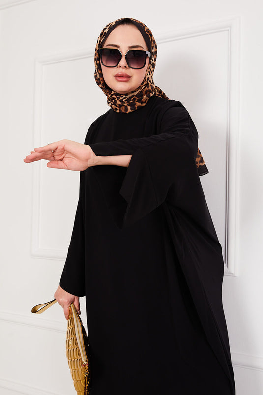 Ceyda Tesettür Abaya Siyah