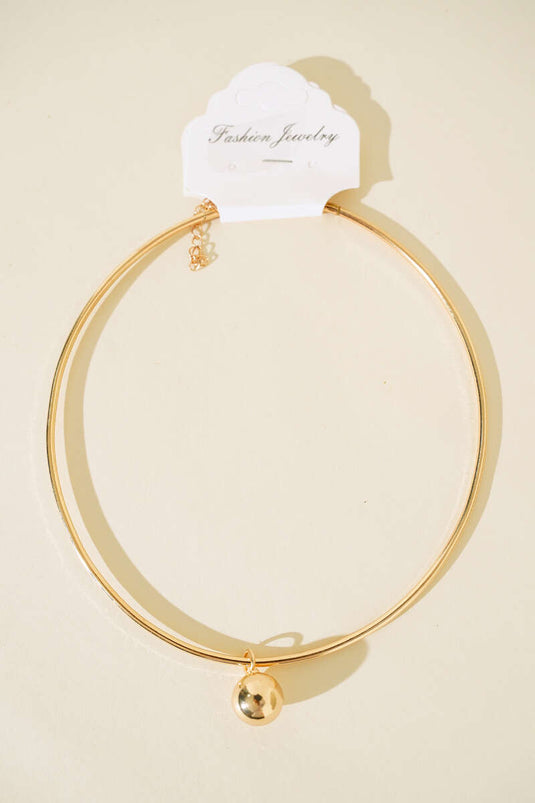 Choker Kolye Gold