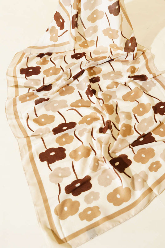 Assortiment de 3 foulards à motifs floraux 1