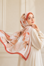 Collection De Châles À Motif Floral En Rose Poussiéreux