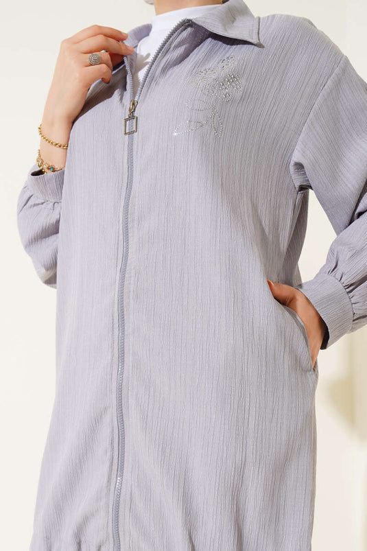 Flower-Bearing Tree Bark Cover Grey