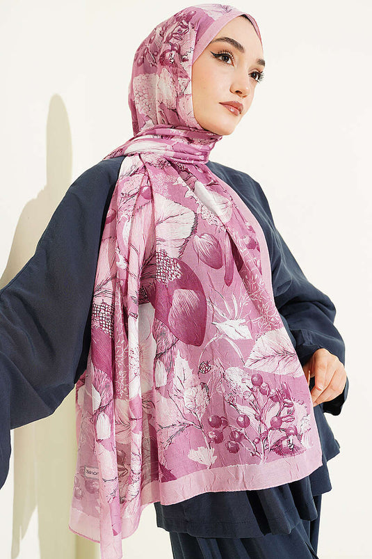 Çiçekli Bambu Kraş Pembe Serisi Asorti 10
