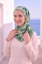 Série De Foulards Fleuri À La Menthe