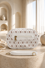 Sac À Main Et Épaule À Deux Compartiments Blanc