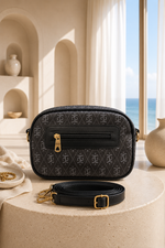 Sac À Main Et Épaule À Deux Compartiments Noir