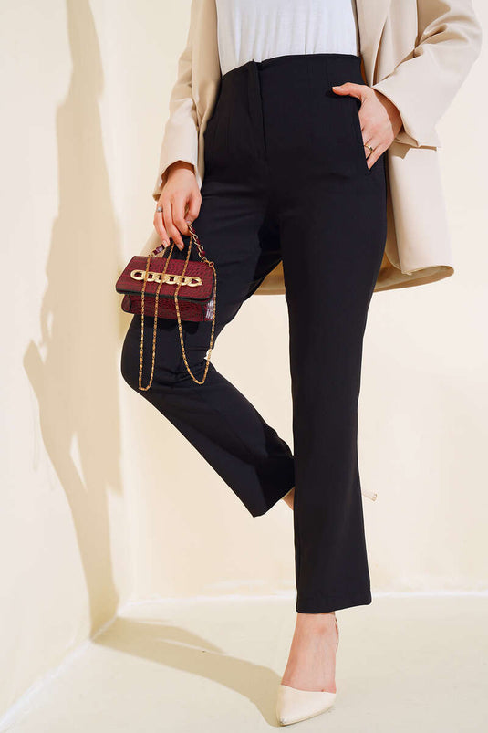 Pantalon Double Poche Noir