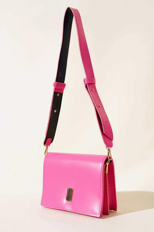 Double Eyed Strap Bag Fuchsia