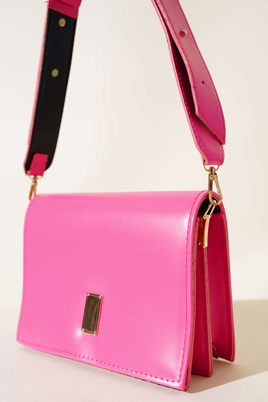 Double Eyed Strap Bag Fuchsia