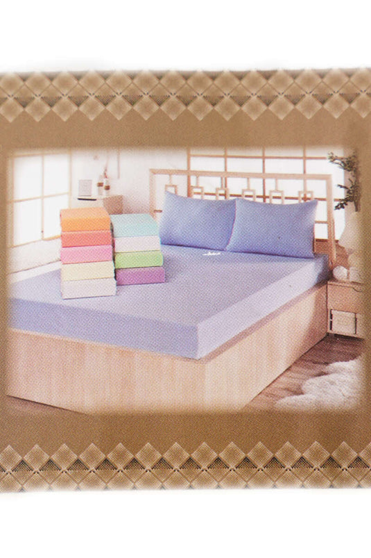 Drap-housse double en jersey blanc