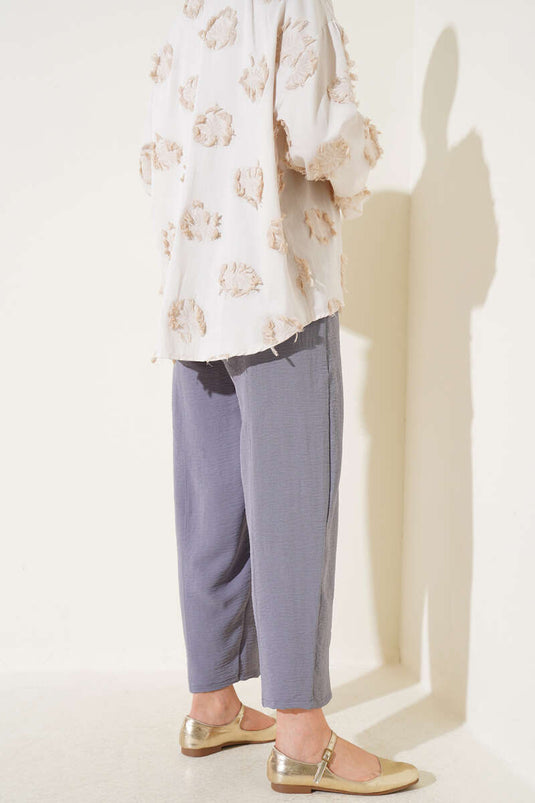 Pantalones con cinturón Chimali, gris soldador