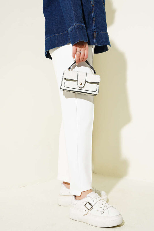 Pantalon de plongée slim blanc