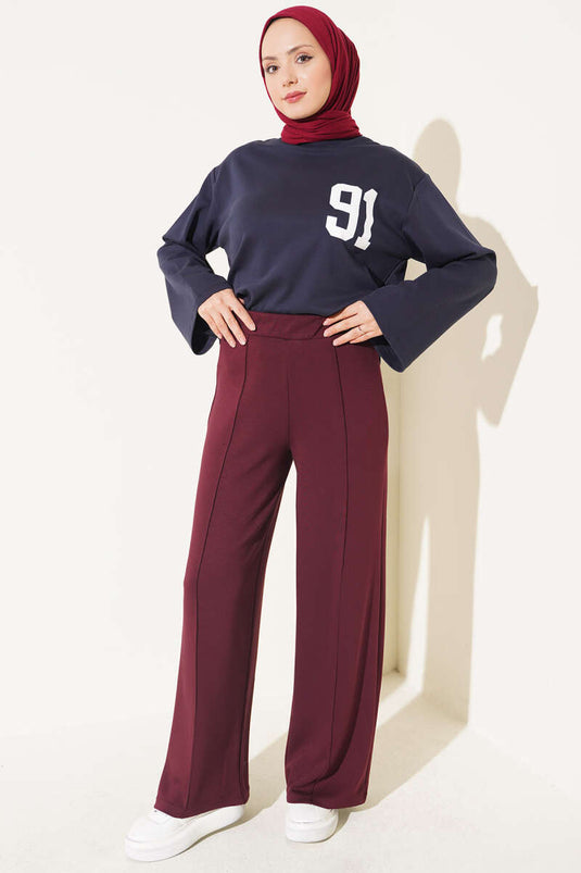 Pantalon Loyşa Bordo