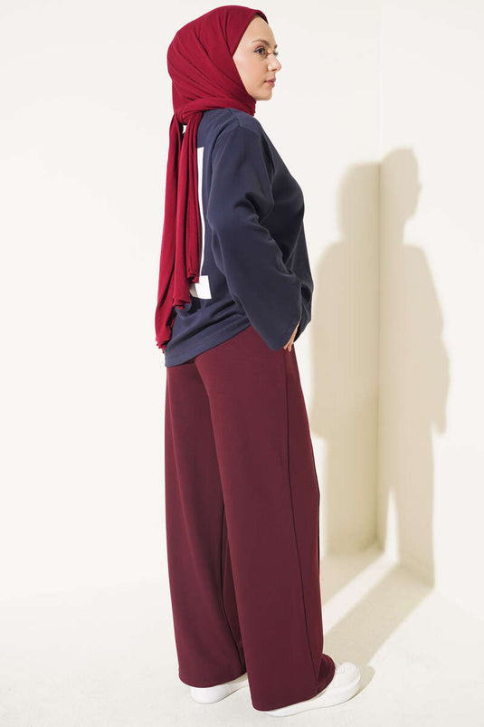 Pantalon Loyşa Bordo