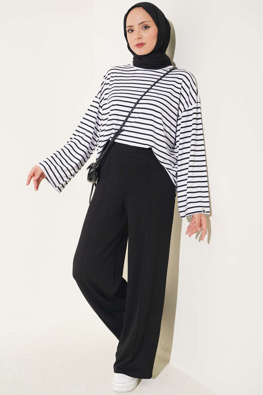 Pantalon Ample Noir