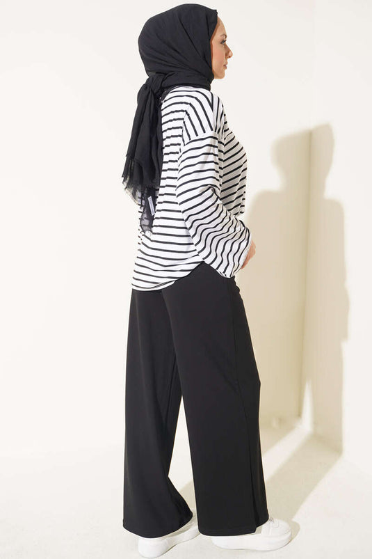 Pantalon Ample Noir