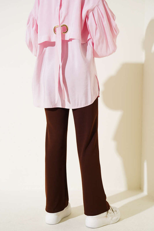 Chimali Palazzo Pants, Coffee