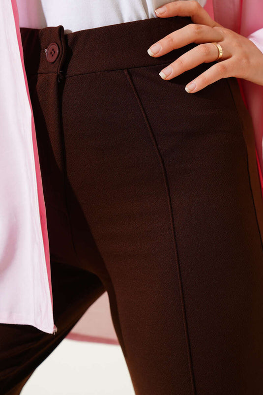 Chimali Palazzo Pants, Coffee