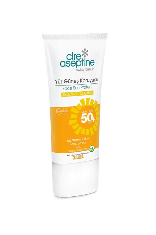 Cire Aseptine Yüz Güneş Koruyucu SPF50 Normal Ciltler 50 ml