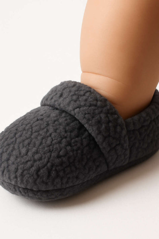 Çocuk Peluş Patik Füme