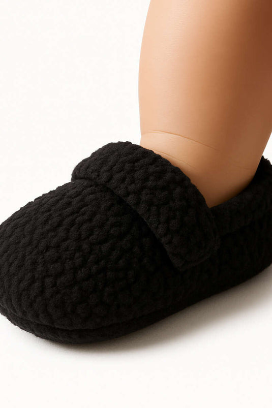 Çocuk Peluş Patik Siyah