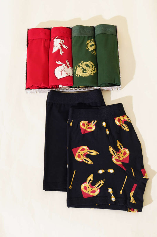 Cotboxer Baskılı 2'li Erkek Boxer Asorti 1