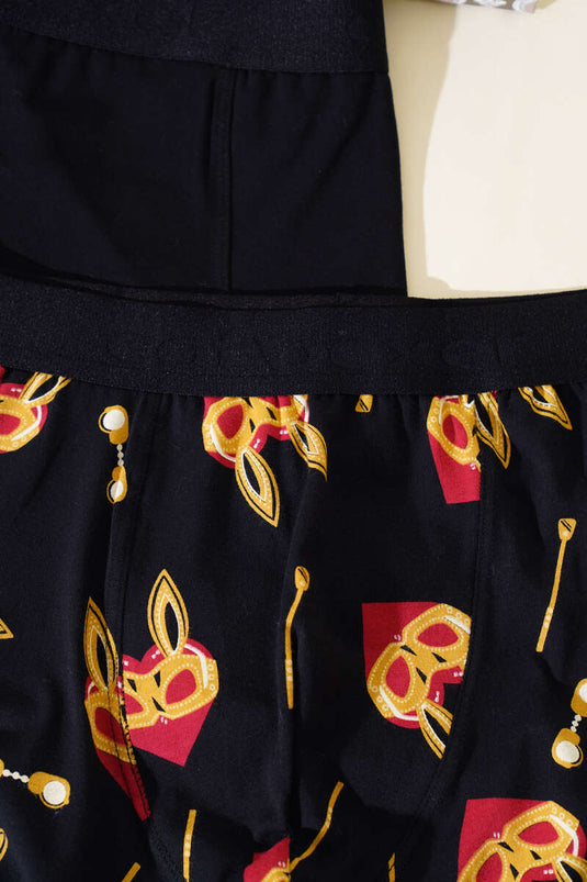 Cotboxer Baskılı 2'li Erkek Boxer Asorti 1