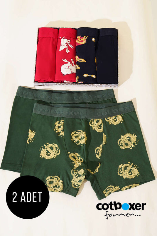 Cotboxer Printed 2-Pack Men's Boxer Assortment 3