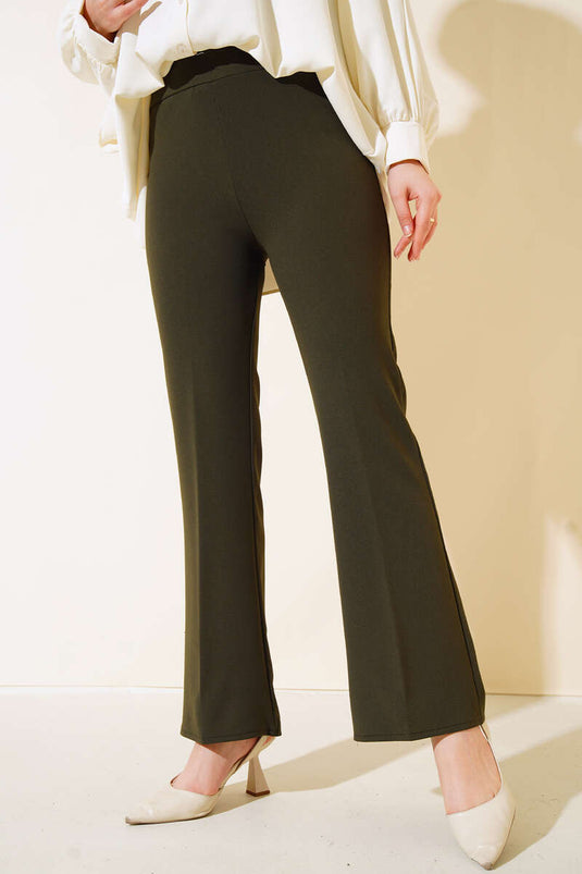 Pantalon Flare Haltère Kaki