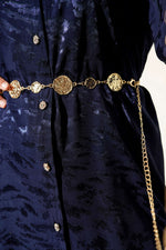 Ceinture Chaîne À Pendentif Drop En Or