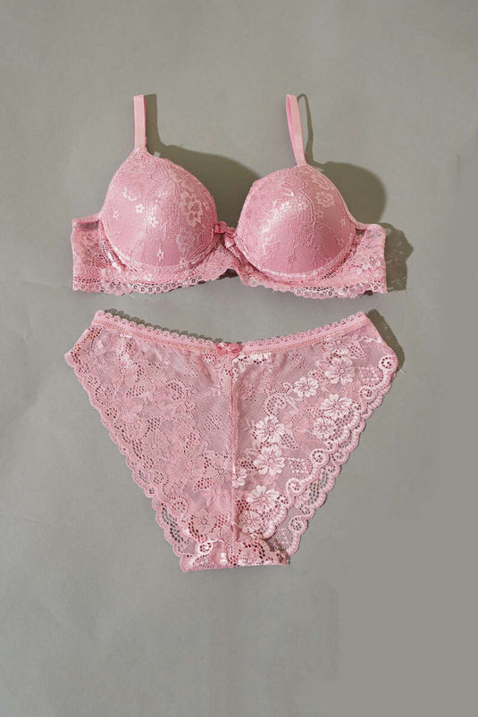 طقم حمالة صدر دانتيل غير مبطنة - داستي روز