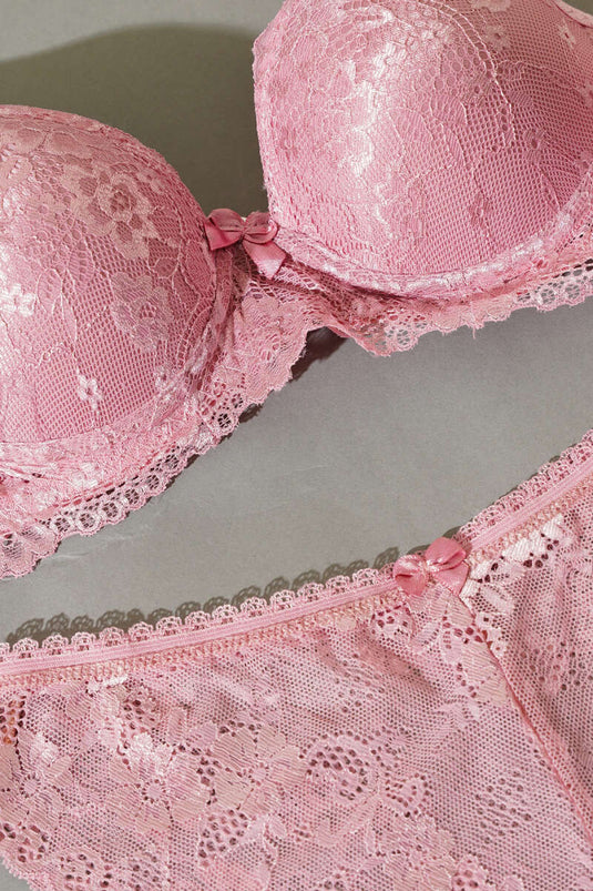 طقم حمالة صدر دانتيل غير مبطنة - داستي روز