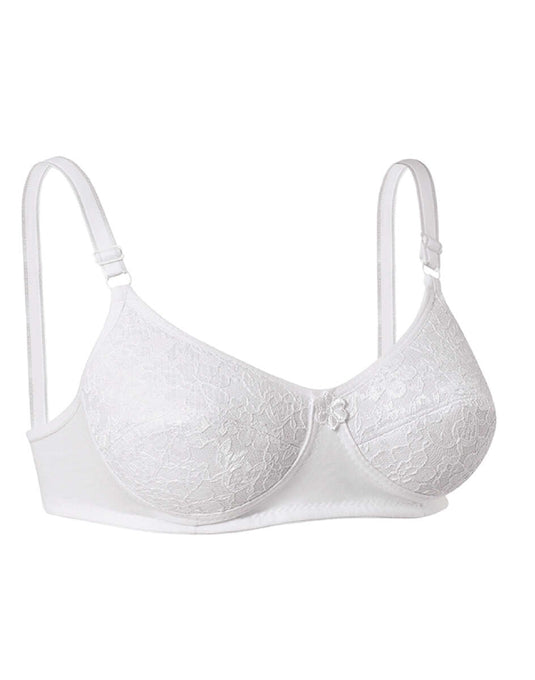 Lace Sponge Bra Ecru