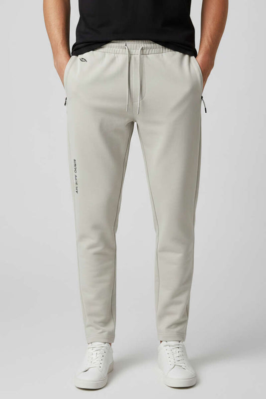 Dar Paça Reißverschluss Taschen Herren Jogginghose Grau