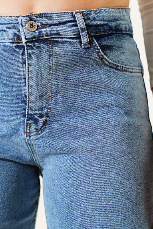 Skinny Leg Lycra Jeans Blue