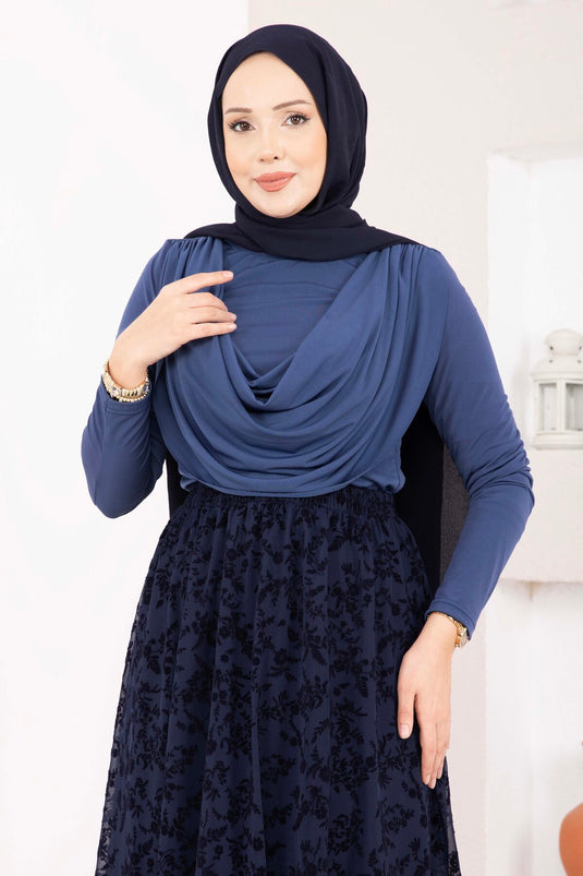 Degaje Fließender Sandy Body Indigo
