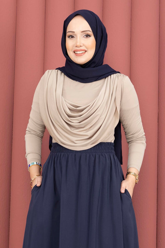 Degaje Fließender Sandy Body Dunkelbeige