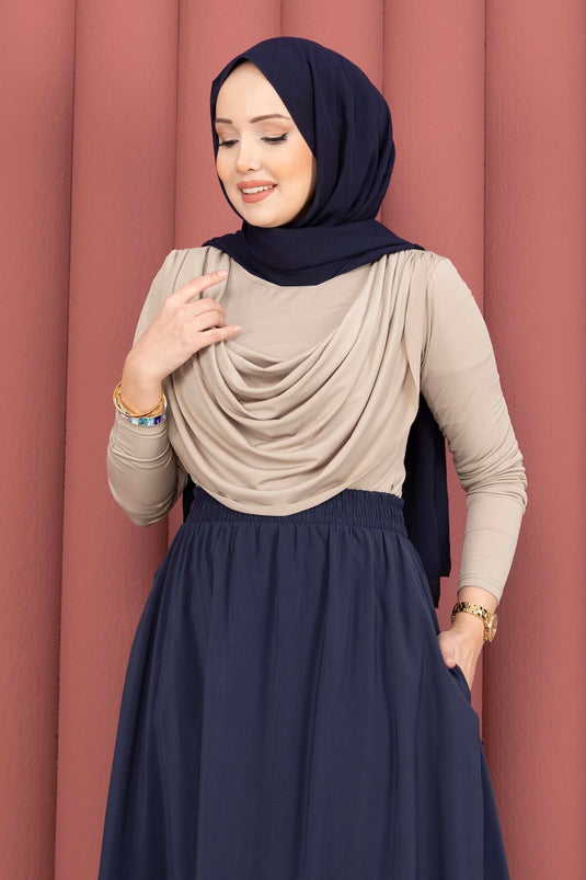 Degaje Fließender Sandy Body Dunkelbeige