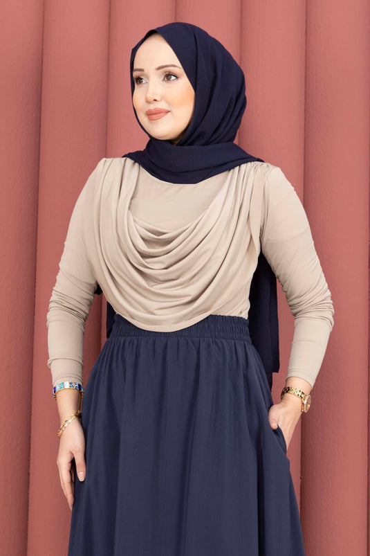 Degaje Fließender Sandy Body Dunkelbeige