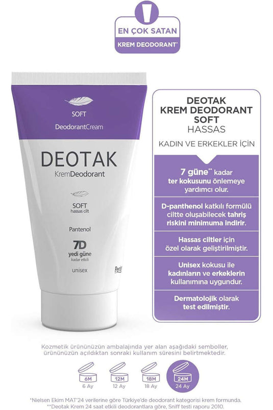 Deotak Soft Cream Deodorant 35 ml