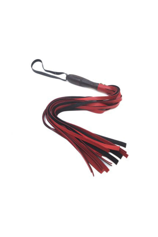 Leather Whip Red