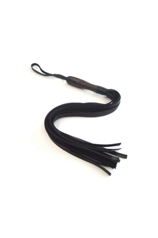 Leather Whip Black